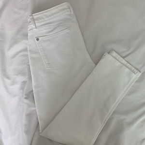 Angel mid-rise skinny ankle jeans